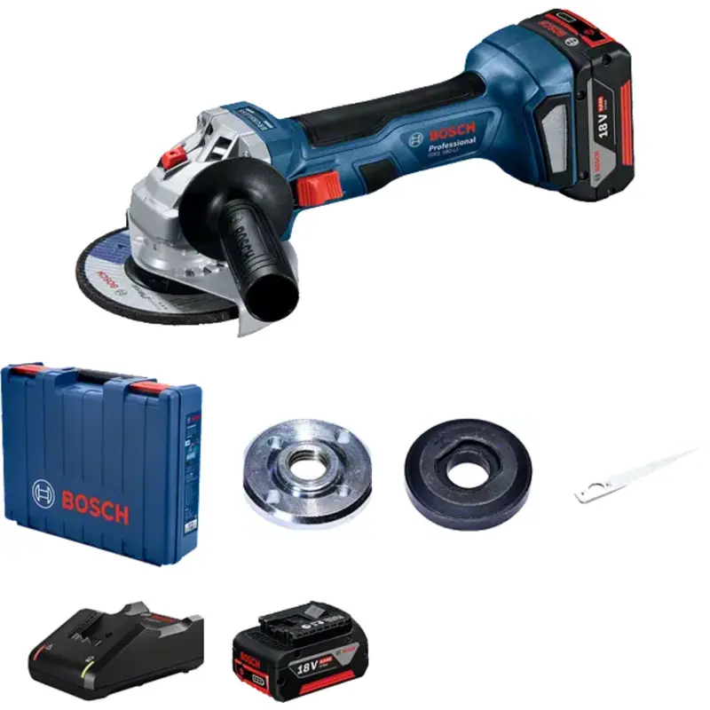Bosch 18V Brushless Cordless Angle Grinder Kit 1
