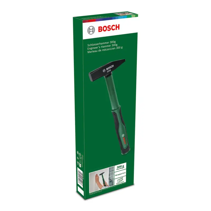 Bosch Engineer’S Ball-Peen Hammer – 300G Precision Striking Tool 1