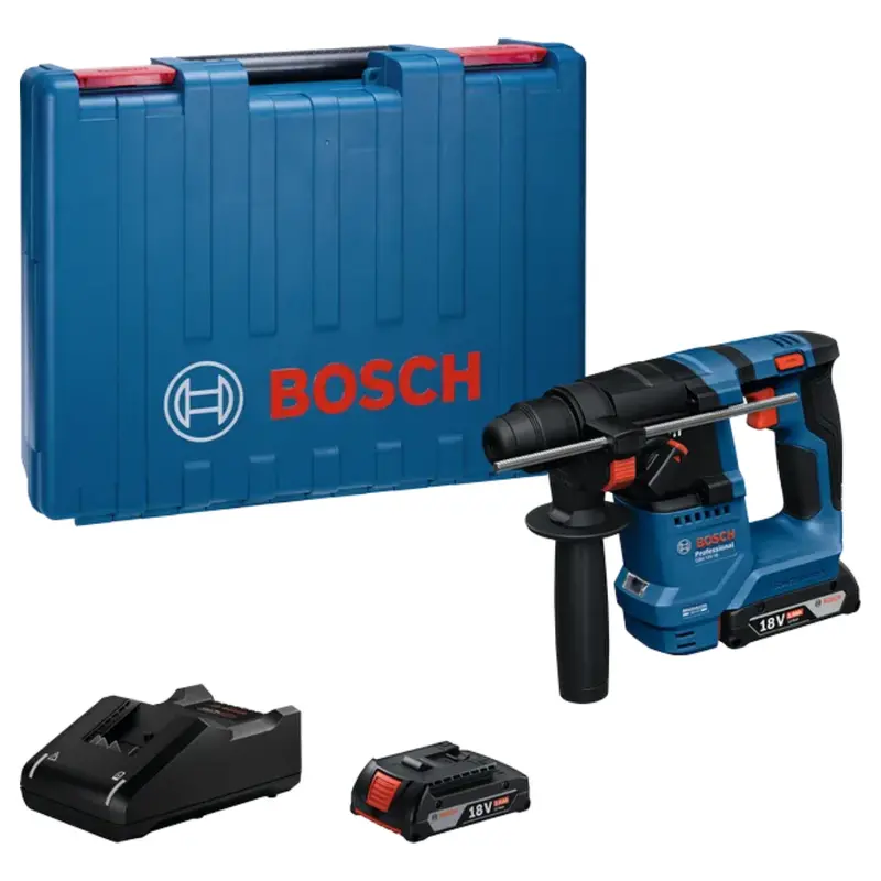 Bosch Gbh 18V-18 Cordless Rotary Hammer Drill Kit – Includes Batteries & Charger 1