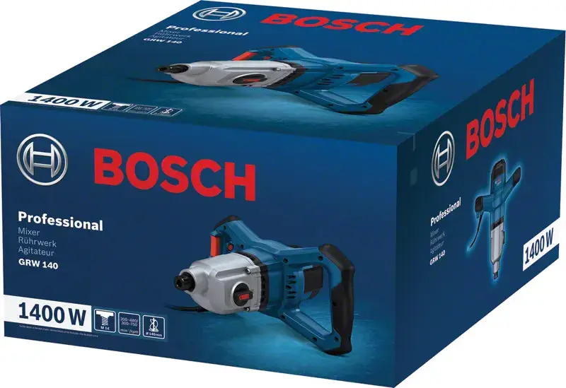 Bosch Grw 140 High-Capacity Concrete Mixer 1