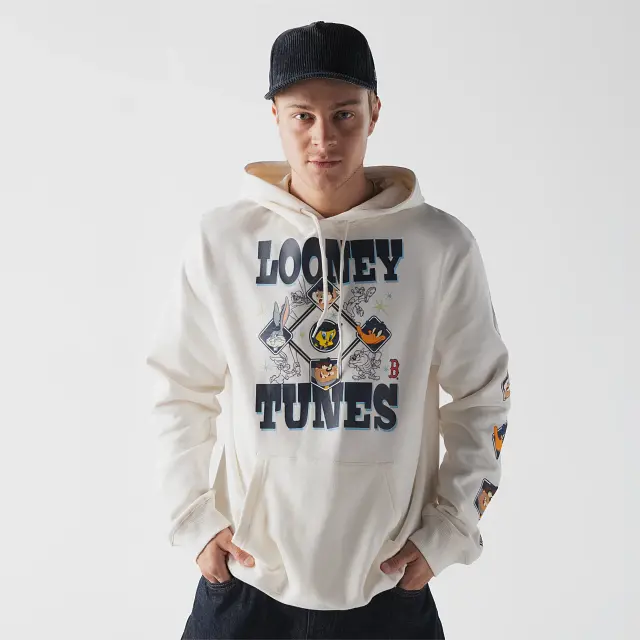 Boston Red Sox X Looney Tunes Mlb Pullover Hoodie 1