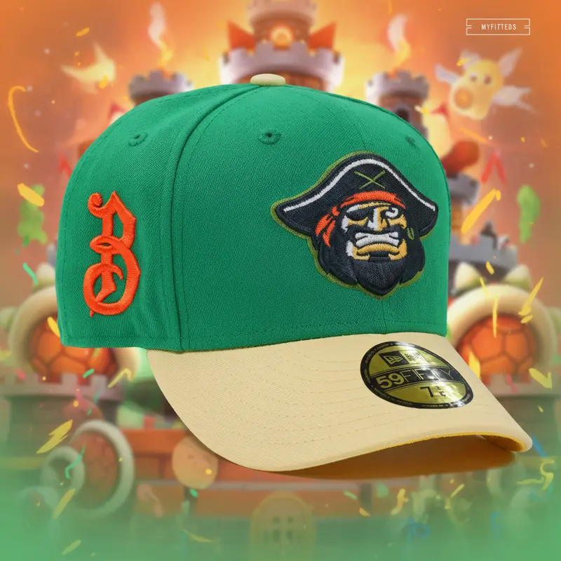 Bradenton Marauders Bowser Junior-Themed Fitted Cap 1