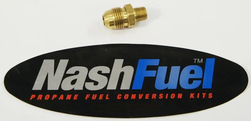 Brass 1/8" Male Npt To 3/8" Male Sae Flare Fitting For Propane And Natural Gas Systems 1