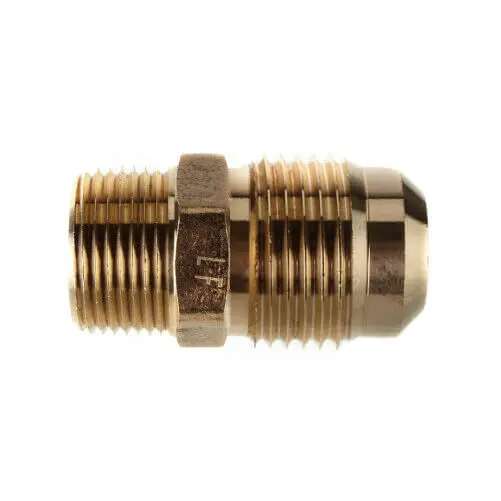 Brass Male Npt To Male Sae 45° Flare Fitting For Propane And Natural Gas Applications 2