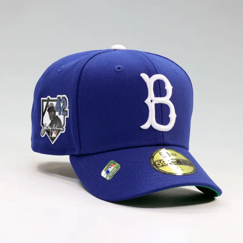 Brooklyn Dodgers 2026 Jackie Robinson Day #42 On-Field Fitted Cap – New Era 1
