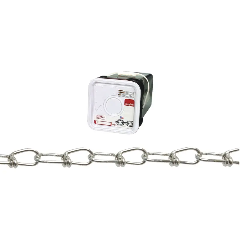 Campbell #1 Zinc-Coated Low-Carbon Steel Coil Chain – 450 Feet 1