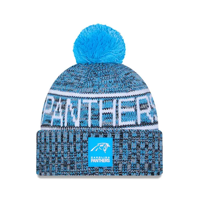 Carolina Panthers Nfl 2025 Sideline Cold-Weather Knit Beanie 1