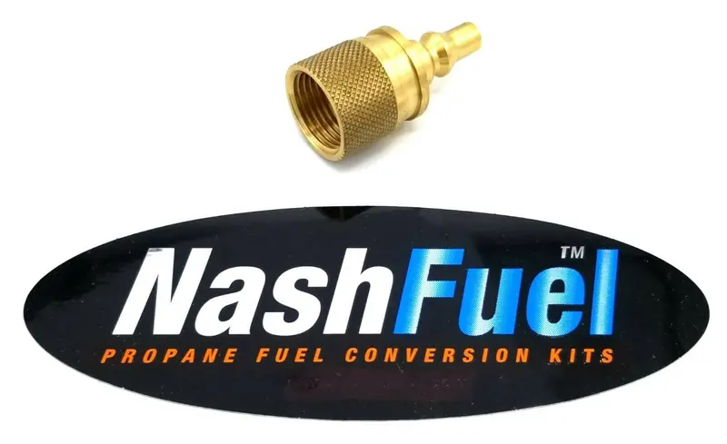 Cga 810 Propane Cylinder Fill Adapter With Female Pol And Male Quick Disconnect 1