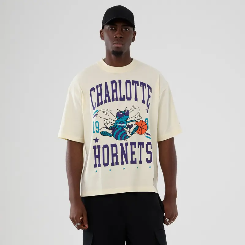 Charlotte Hornets Nba Hardwood Classics Short-Sleeve T-Shirt 1