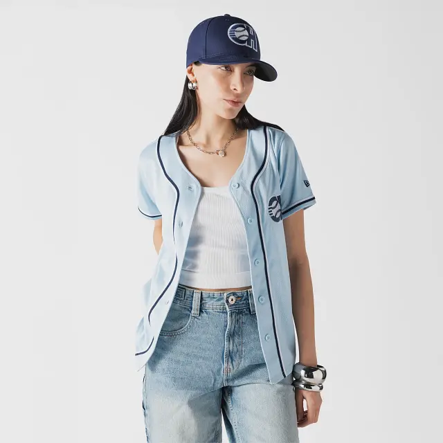 Charros De Jalisco Women'S 2026 Lmb Alternate Blue Jersey 1