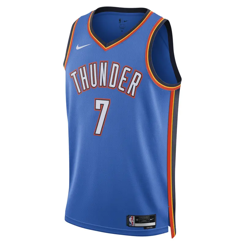 Chet Holmgren Oklahoma City Thunder Icon Edition Swingman Jersey – Men'S Nike Nba Replica 1