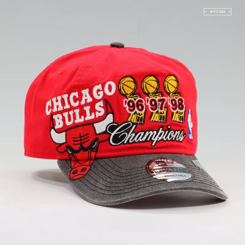 Chicago Bulls 1996–1998 Repeat Three-Peat Nba Finals Champions 19Twenty Snapback – New Era 1