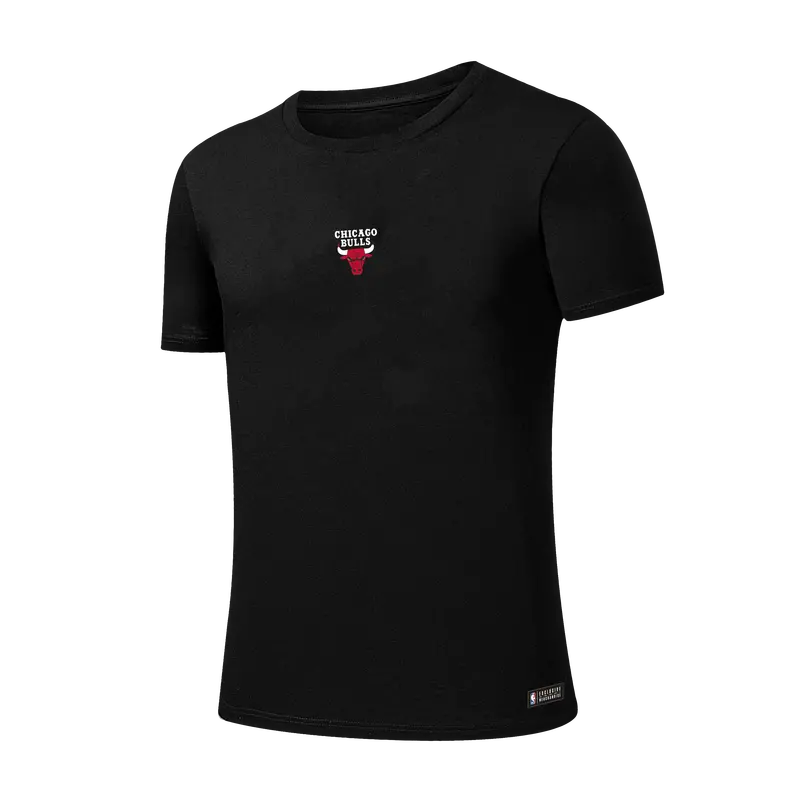 Chicago Bulls Distressed Print T-Shirt – Casual Regular Fit Top 1