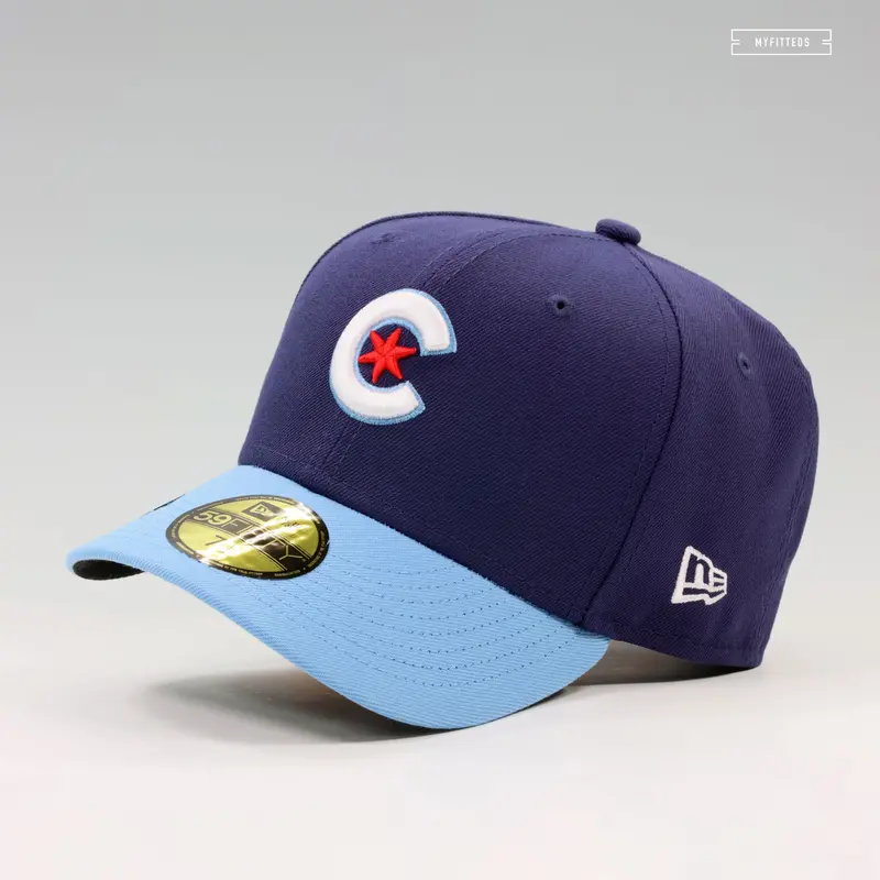 Chicago Cubs City Connect Wrigleyville On-Field Fitted Cap By New Era 1
