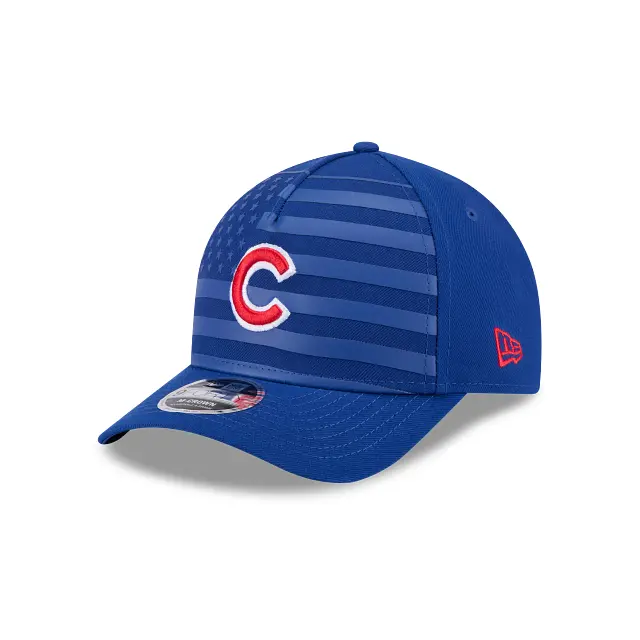 Chicago Cubs Flag Design M-Crown 9Forty Snapback 1