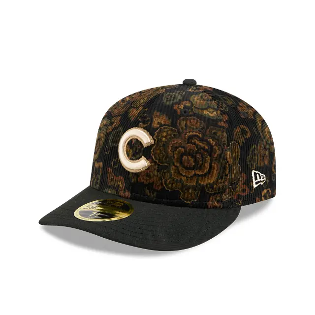 Chicago Cubs Garden-Motif Mlb 59Fifty Low-Profile Fitted Cap 1