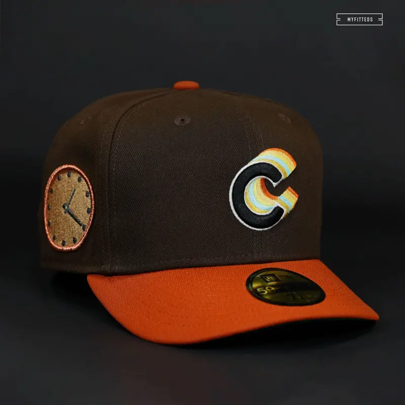 Chicago Cubs Outfield Clock Death Loop Inspired New Era Fitted Baseball Cap 1