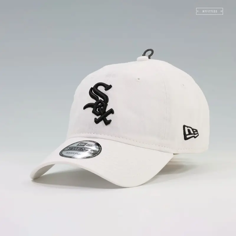 Chicago White Sox Glacial White Adjustable Dad Hat – New Era 9Twenty 1