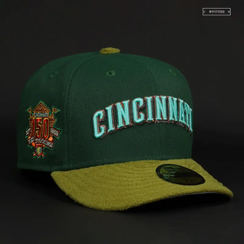 Cincinnati Reds 150Th Anniversary Findlay Market Inspired New Era Fitted Hat 1