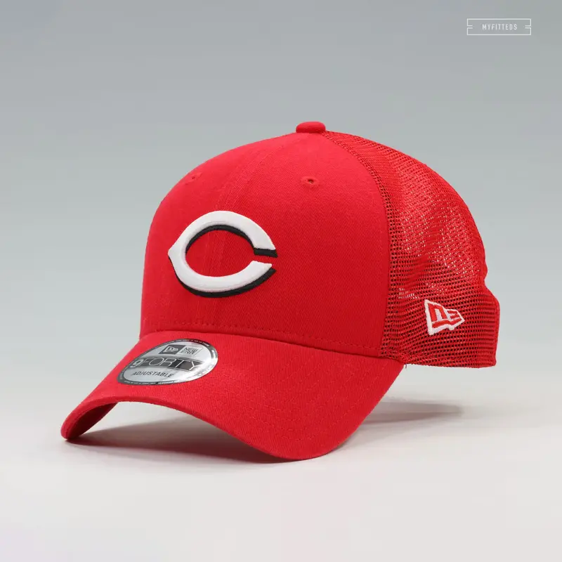 Cincinnati Reds Adjustable Trucker Dad Hat – New Era 9Forty Style 1