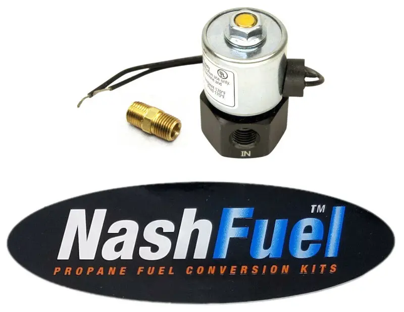 Clark-Style Afc-123 12V Propane Lock-Off Solenoid Valve – 90° Liquid/Vapor Configuration 1