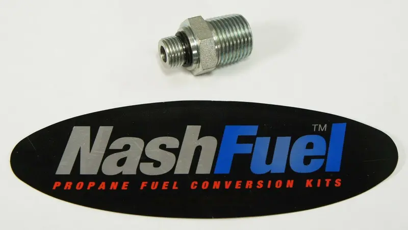 Cng Adapter Fitting – 3/8" Male O-Ring Sae-6 (9/16-18) To 1/2" Male Pipe Thread 1