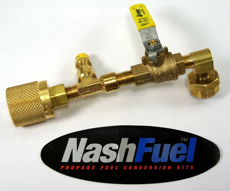 Compact Liquid Propane Transfer Kit With 1 Lb Cylinder Coupler – Ideal For Forklift Refueling 1