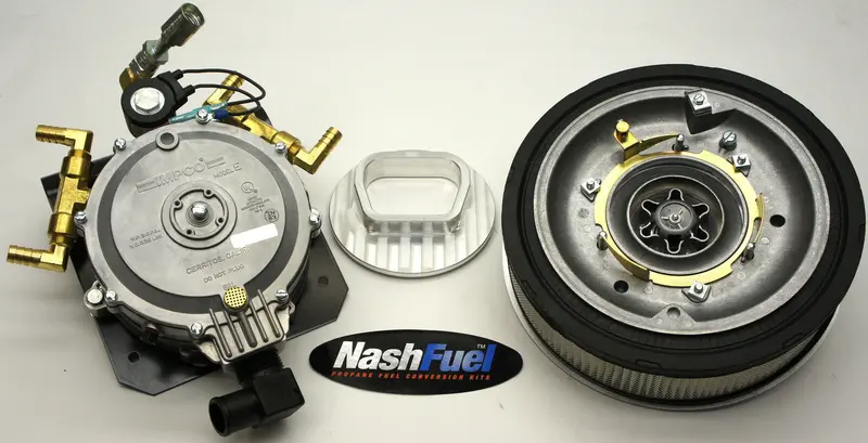 Complete Toyota 22R Impco Dual-Fuel Conversion System – Lpg/Propane Carburetor Integration 1