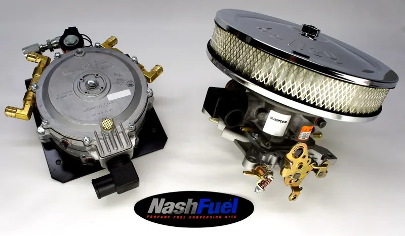 Complete V8 Propane Conversion Kit – 4-Barrel Throttle Plate For 350–454 Cid Engines 1