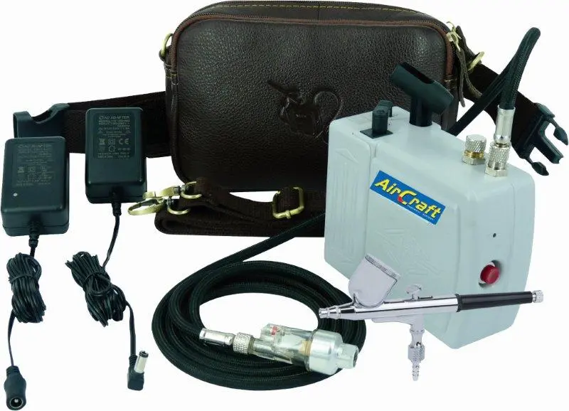 Cordless Mini Aircraft Air Compressor For Cw Airbrush Systems (Hs08Adc-Kc) 1