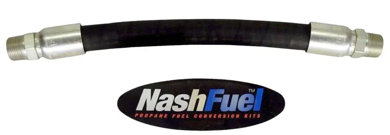 Crimped High/Low-Pressure Propane Hose – 3/4" Male Npt, Compatible With Propane & Natural Gas 1