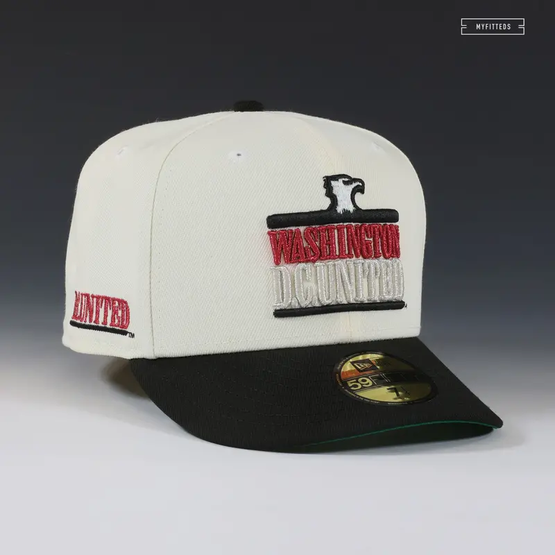 D.C. United 1996 Inaugural Season Off-White Retro Baseball Cap 1