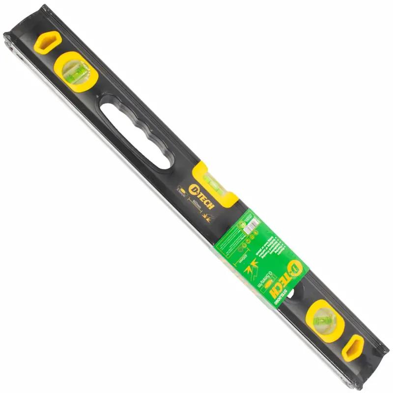 D-Tech 600 Mm Aluminum Beam Level – Triple Vial, 0.5 Mm/M Accuracy 1