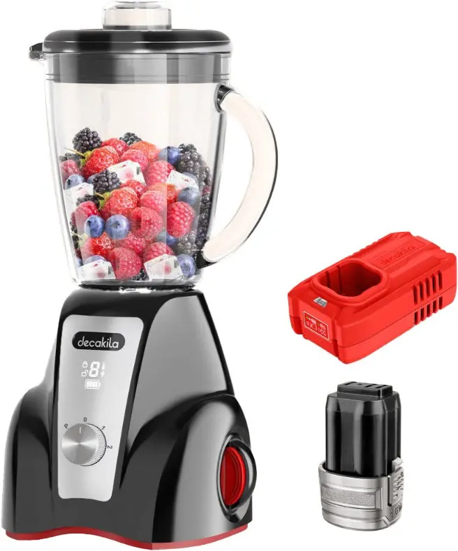 Decakila 16V 1.5L Cordless Stand Blender – 300W Kit 1