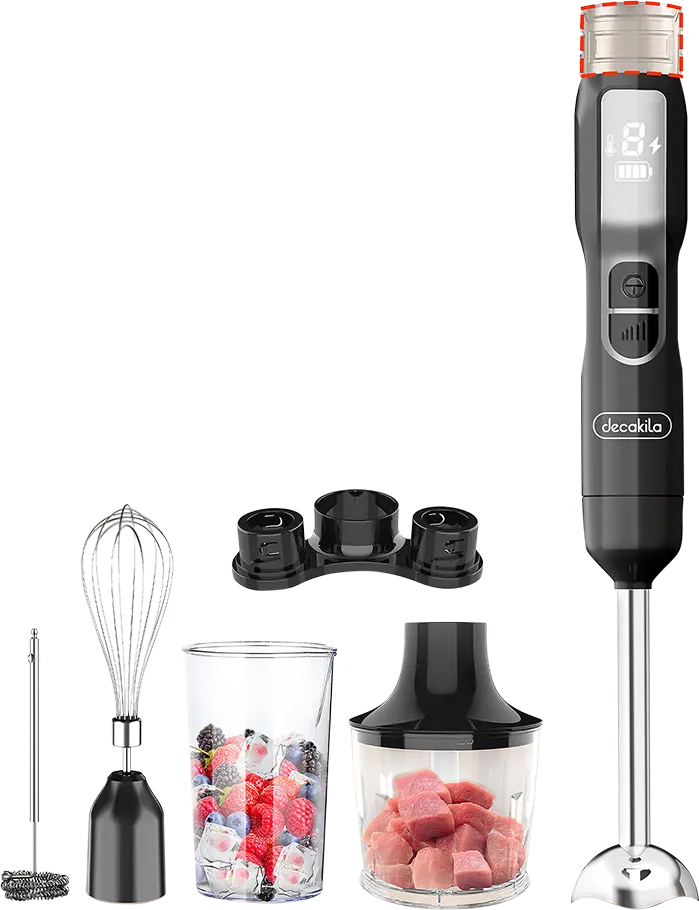 Decakila 16V 5-In-1 Cordless Hand Blender Set – 100W 1