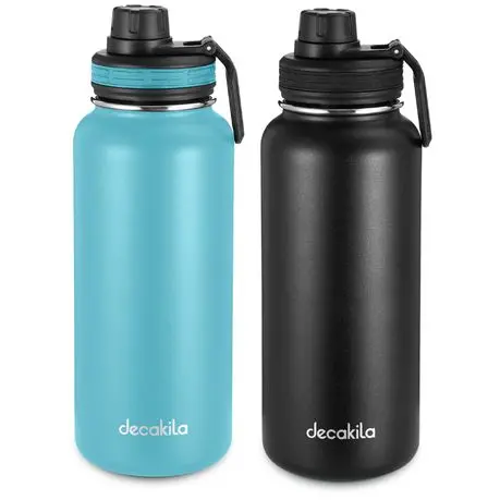 Decakila Dual-Pack Vacuum-Insulated Drink Bottles – 900Ml Each, Bpa-Free Set 1