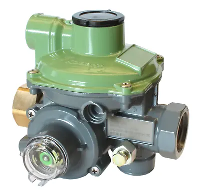 Dss7N-56 Dual-Stage 90° Regulator – 3/4" Fpt, 11" Wc, Auto Shut-Off, Second-Stage Design 1