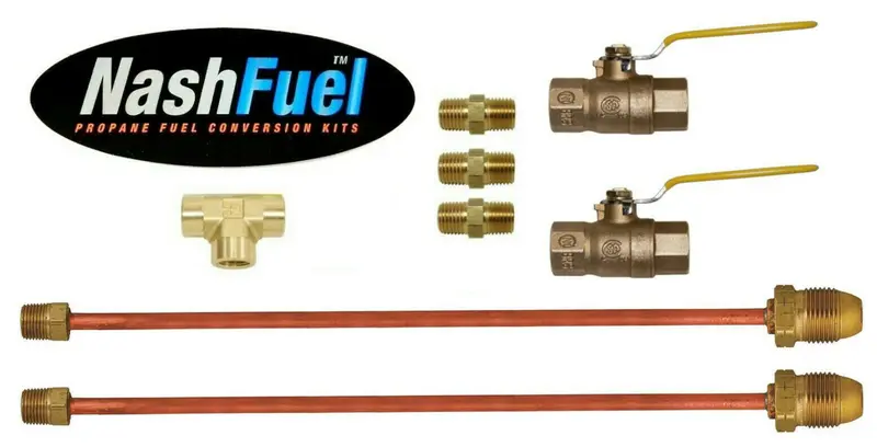 Dual-Tank Propane Ball Valve Splitter – Copper Pigtail Design With Isolation Capability For Lpg Systems 1