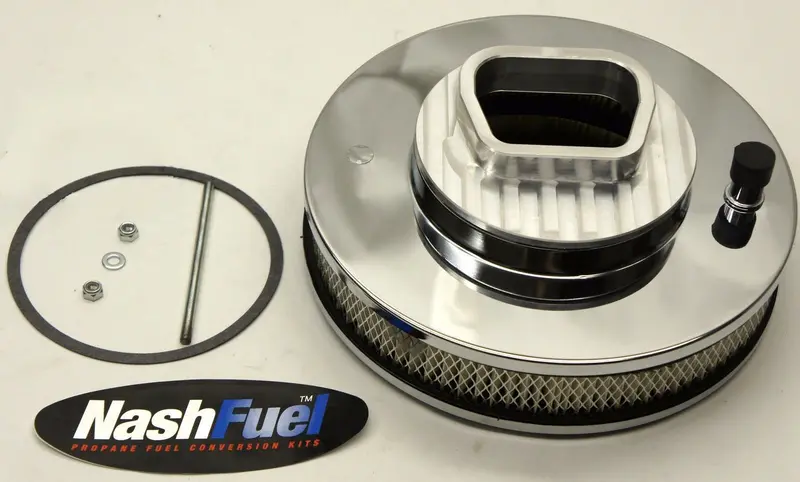 Edelbrock Air Cleaner & Adapter Kit For Toyota 22R Carburetors (5-1/8" Diameter) 1