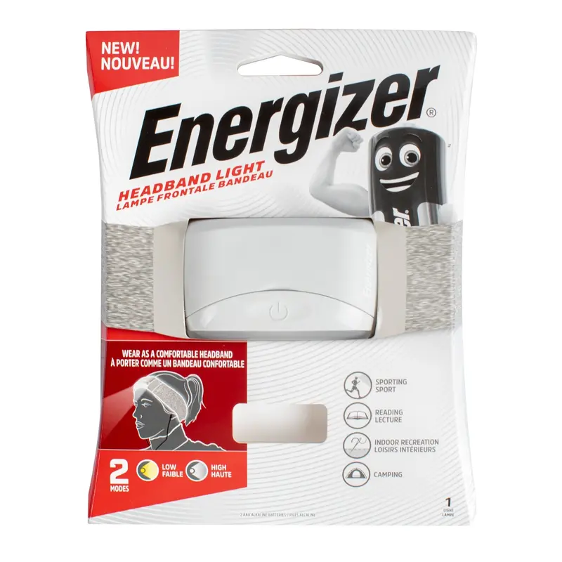 Energizer Headband Headlamp – Dual-Mode (30/100 Lumens) 1