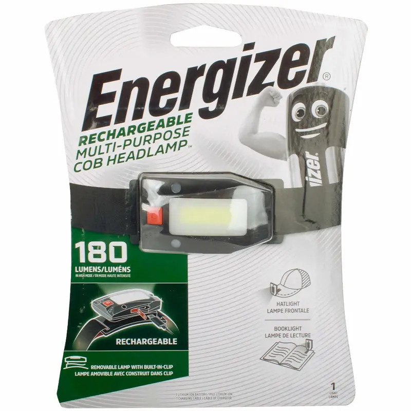 Energizer Multi-Use Rechargeable Headlight – 180 Lumens 1