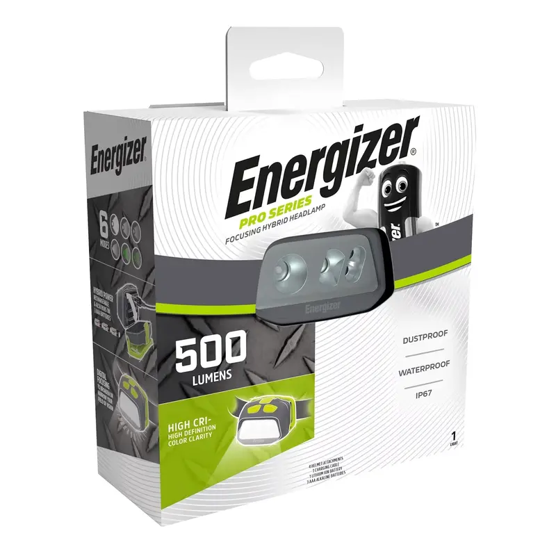 Energizer Pro Series Focusing Hybrid Headlamp With Adjustable Beam 1