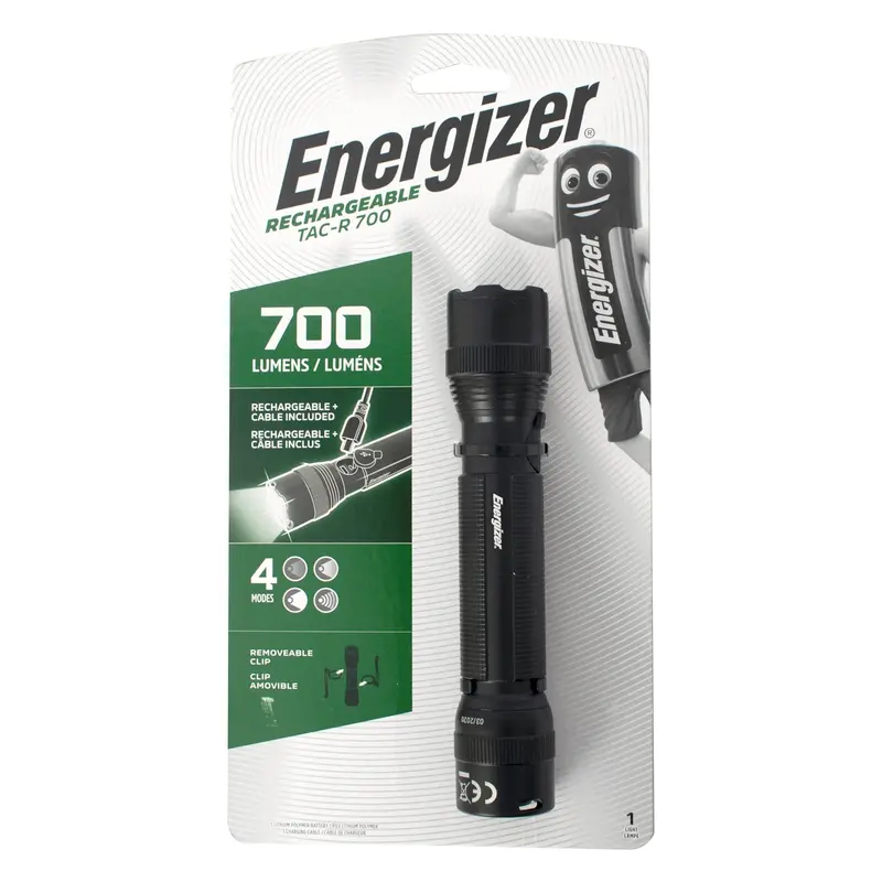Energizer Tactical Rechargeable Torch – 700 Lumens 1