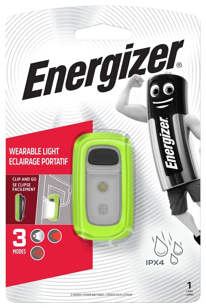 Energizer Wearable Clip-On Light – 30 Lumens Hands-Free Illumination 1
