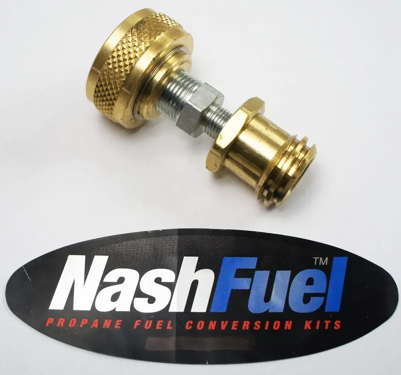 F. Pol To F. 1-3/4" Acme Vapor/Liquid Transfer Valve Adapter For Grill Fill Applications 1