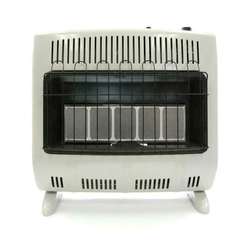 F156081 30,000 Btu Vent-Free Radiant Natural Gas Heater With Thermostat & Blower 1