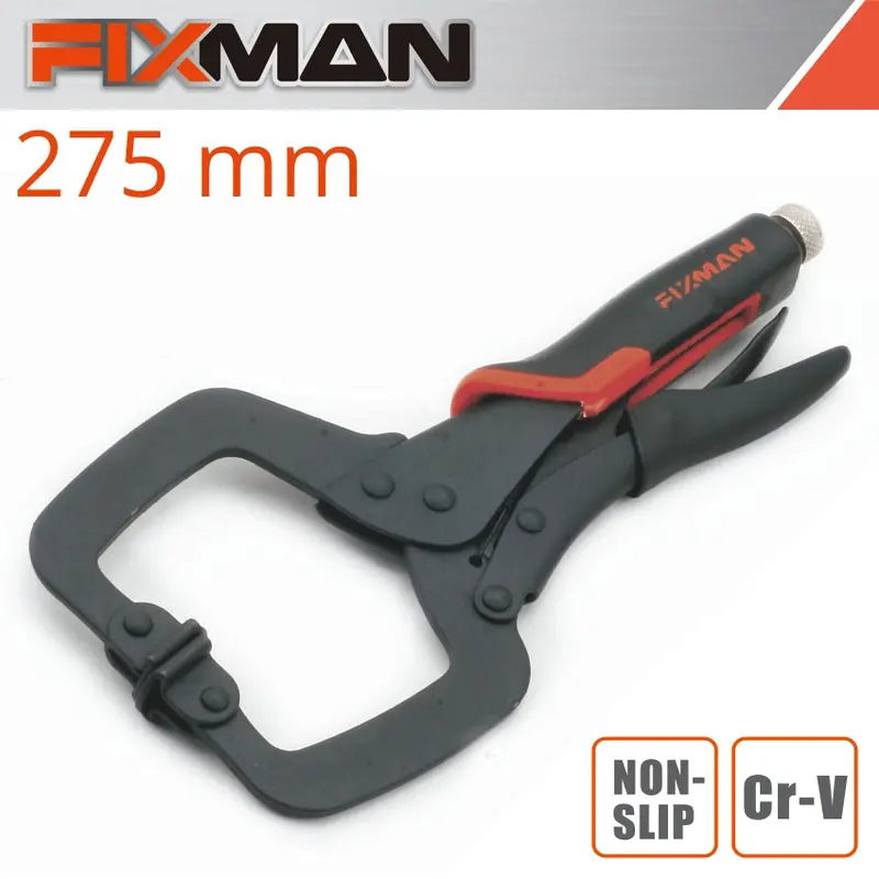 Fixman Adjustable-Tip C-Clamp Welding Pliers 1