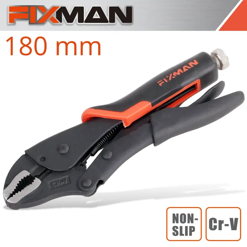Fixman Curved-Jaw Locking Pliers – 7 Inch (180 Mm) 1