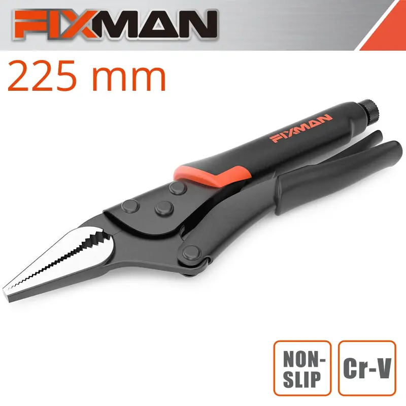 Fixman Long-Nose Locking Pliers – 9 Inch (225 Mm) 1