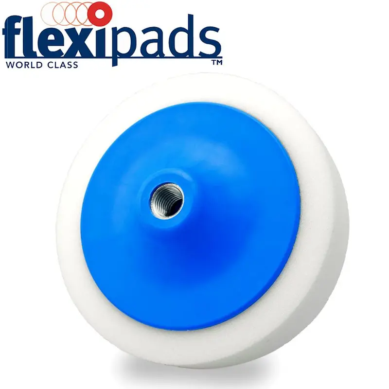 Flexipads White Compounding Sponge – 5/8" Unc, Blue Backing 1